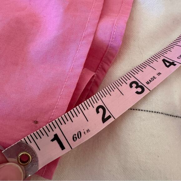 Zara Pink Poplin Mini Dress Collared Viral - Picture 7 of 11